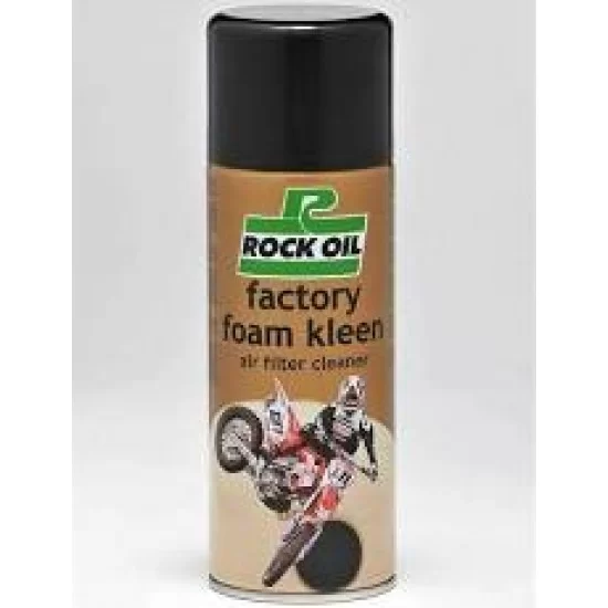 ROCKOILFACTORYFOAMKLEENMOTOCROSSAIRFILTERCLEANER400MLFORSALE